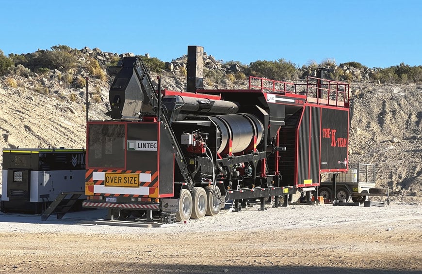 KEE Surfacing puts its first Lintec CDP Asphalt Mixing Plant to work